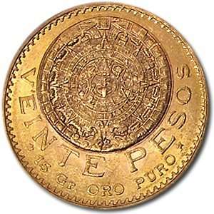  Mexico 1920 20 Peso Gold (AU/BU) Toys & Games