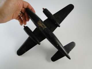 Vintage WWII Wood Model Kit Airplane Toy Military Kit Old 1940s  