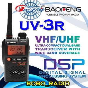 UV 3R 136 174/400 470​Mhz MINI DUAL BAND POCKET RADIO  