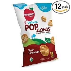   Foods Organic Popalongs, Simple Cinnamon, 3 Ounce Bags (Pack of 12
