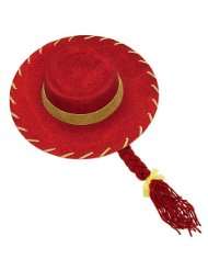 Toy Story 3 Jessie Cowgirl Red Sparkle Hat with Braid