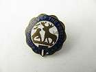 vintage companions of forest america pinback pin back button cloisonne
