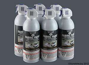 Upholstery Fabric Spray Paint 6 CHARCOAL GREY Car Restorations  