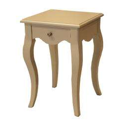 Ashley White Distressed Side Table  