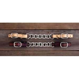  Royal King Flat Leather Curb Chain