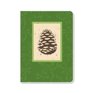  ECOeverywhere Pine Cone Fancy Sketchbook, 160 Pages, 5.625 