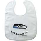Seattle Seahawks Little Fan Baby Bib Football