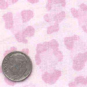  45 Wide MAMA LEOPARD PINK Fabric By The Yard Arts 