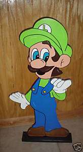Mario Brothers Luigi standup party decorations supplies  