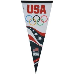  Olympics USA Olympics 17 x 40 Rings Premium Felt 
