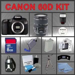  Standard Zoom Lens for Canon SLR Cameras + 8GB Memory Card + Digital 