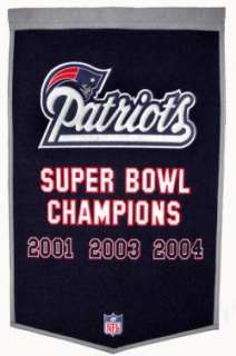 New England Patriots Super Bowl Championship Banner  