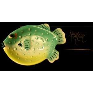  J. McCall Blue Sky Icing On The Cake Puffer Fish Bowl 
