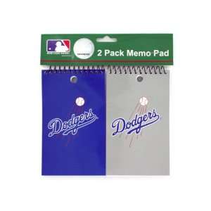  MLB Dodgers memo pads, pack of 2   Case of 48 Electronics