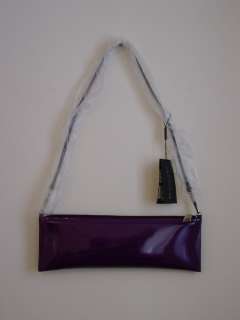   BURBERRY PRORSUM Beetroot Parmoor Patent Leather Clutch Handbag  