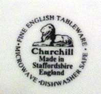Churchill WILLOW BLUE  England 1 Dinner Plate  