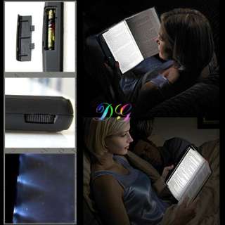 New LED Book Reading Panel Bed Light Lamp Flashlight Torch UK  