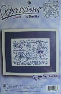 BucillaWelcome Bluework New Embroidery  