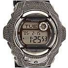ICED OUT BLACK CUBIC ZIRCONIA BEZEL for CASIO BABY G SHOCK WATCH BG169