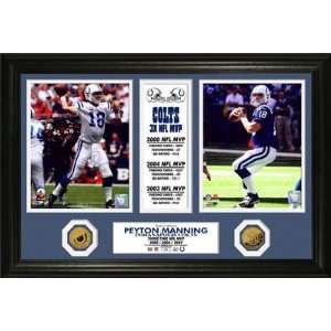  Highland Mint Indianapolis Colts Peyton Manning 3x MVP Duo 