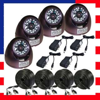 Sony CCD CCTV Security waterproof Dome Camera Kit  