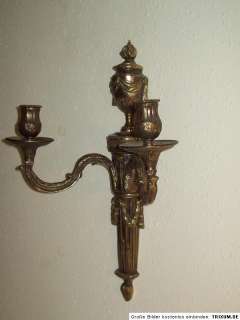 Antique French Bronze Candle Holder, Sconce , 2 Arms  