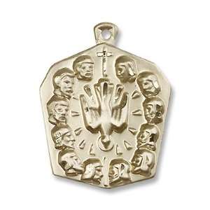  14K Gold Apostles Medal Jewelry