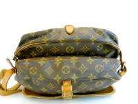 USED Louis Vuitton Monogram Saumur Shoulder/Messenger Bag Authentic 