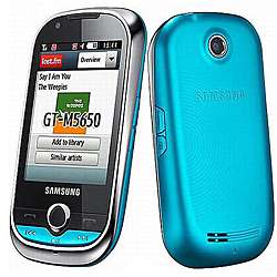 Samsung C3510 Blue GSM Unlocked Cell Phone  