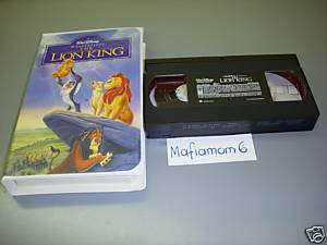 Lion King VHS Clamshell Walt Disney G CC OOP HTF 765362977031  