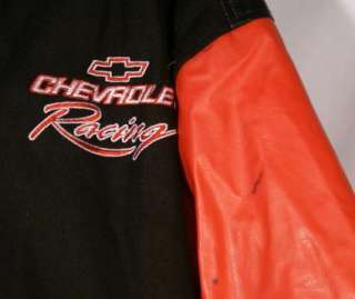 Chevrolet Racing Jacket Steve & Barrys Licensed GM Jacket Wool Faux 