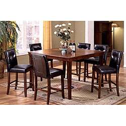 Lacona 7 piece Counter height Dinette Set with Leaf  