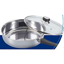 Stainless Steel 8 inch Saute Pan with Glass Cover  