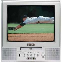 Naxa NX 540 13 inch AC DC Television and DVD Player  