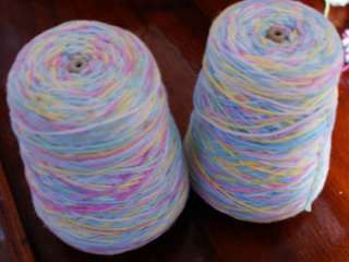 Large Cones of Peaches & Creme Kitchen Cotton Yarn for Sale