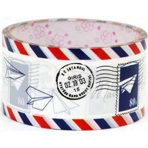  cute big letter Deco Tape airmail Toys & Games