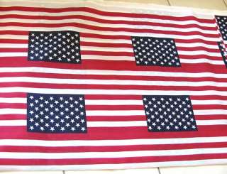 10 AMERICAN FLAGS 16 X 11 FABRIC PRINT BOTH SIDES  