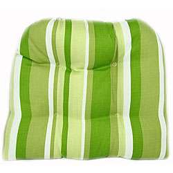   Lime Indoor/ Outdoor Dining Chair Pads (Set of 2)  