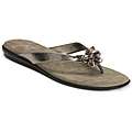 A2 by Aerosoles Womens Torchlight Silver Thong Sandals 