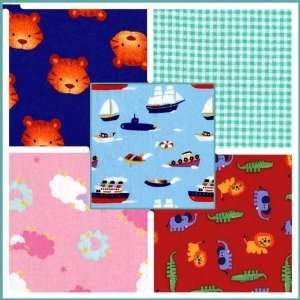  Flannel Novelty One Yard Assortment Arts, Crafts & Sewing