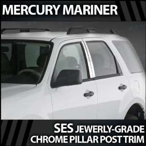  2008 2010 Mercury Mariner 4pc SES Chrome Pillar Trim 