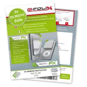  2 x atFoliX FX Mirror Stylish screen protector for Tel.Me T910 