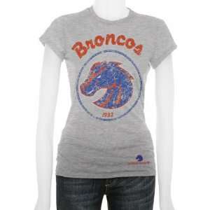  Boise State Broncos Womens Oxford Circle Cube T Shirt 