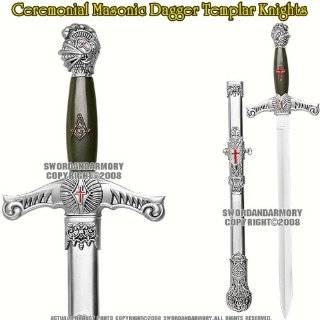  Masonic Ceremonial Sword Templar Knight Freemasonry 