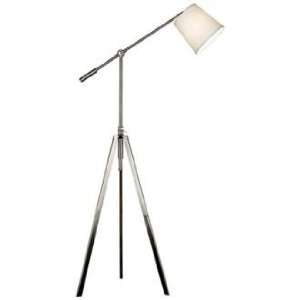  Axel Balance Arm Brushed Nickel Tripod Floor Lamp