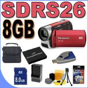  Panasonic SDR S26 SD Flash Camcorder w/70x Optical Zoom 