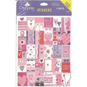  God Is Love Heart Scrapbook Stickers (35366) Arts, Crafts 