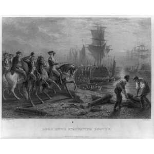  Lord Howe evacuating Boston March 1776,Massachusetts,MA,US 