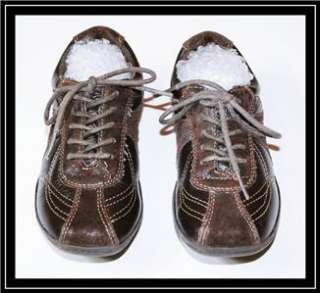 Kenneth Cole Reaction ~ Boys Brown Lace Tie Sneaker Tennis Shoes 13 