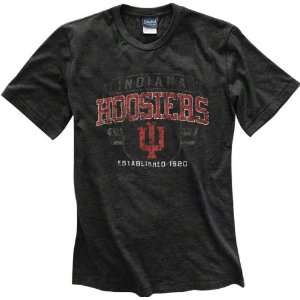 Indiana Hoosiers Black Router Heathered Tee  Sports 